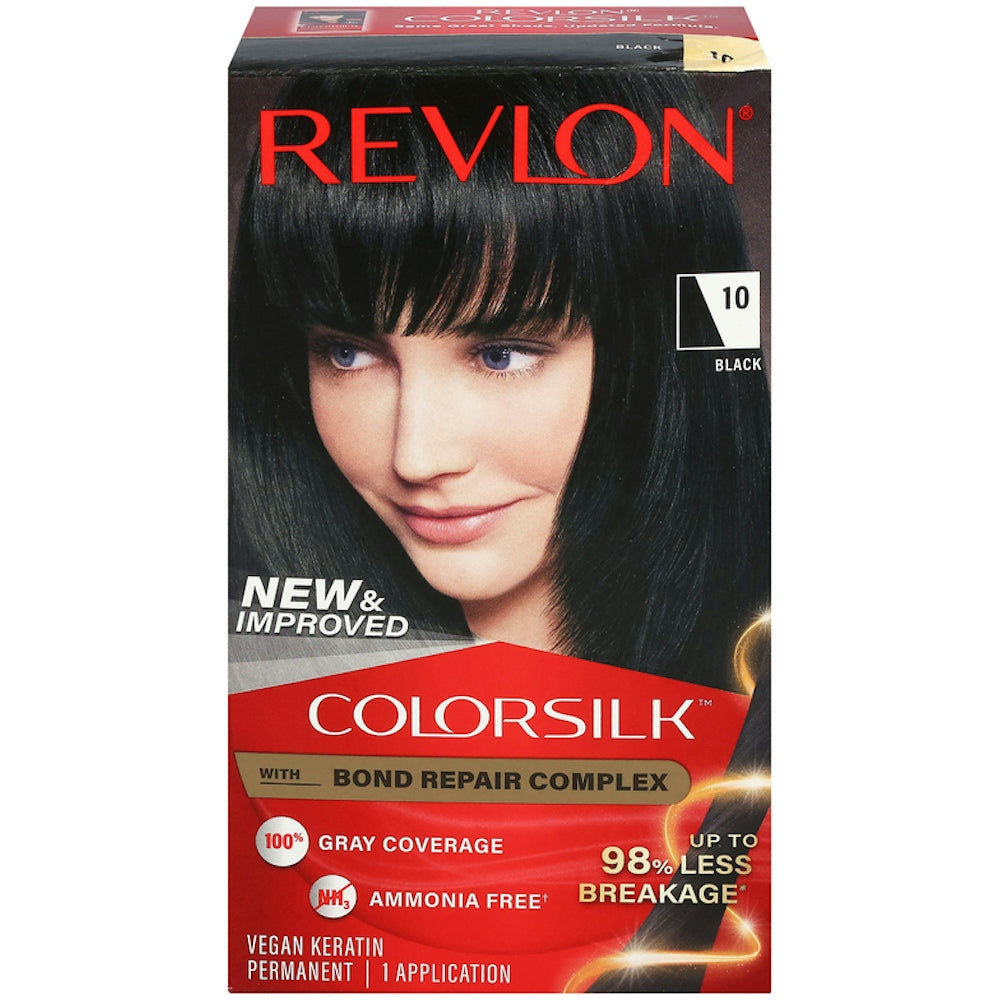 Revlon Beautiful Color Permanent Hair Color, 010 Black, 1