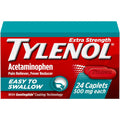 TYLENOL® Extra Strength 500 mg Easy to Swallow Gelcap CPLT, 24 EA