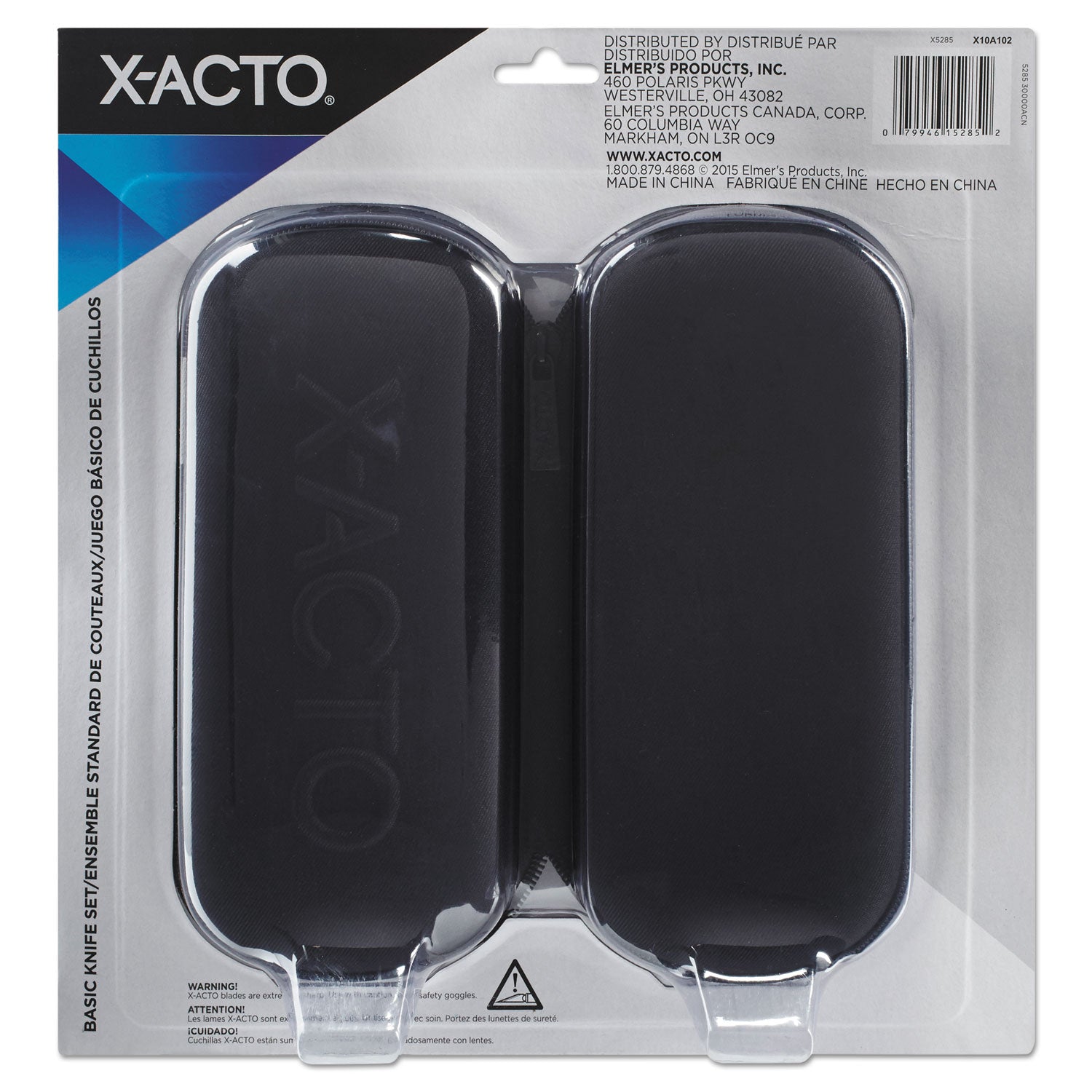 X-ACTO Knife Set, 3 Knives, 10 Blades, Carrying Case