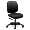 HON ComforTask Multi-Task Chair, Supports Up to 300 lb, 16" to 21" Seat Height, Black