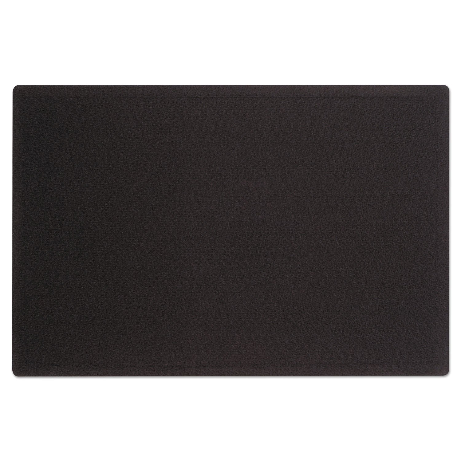Quartet Oval Office Fabric Bulletin Board, 36 x 24, Black