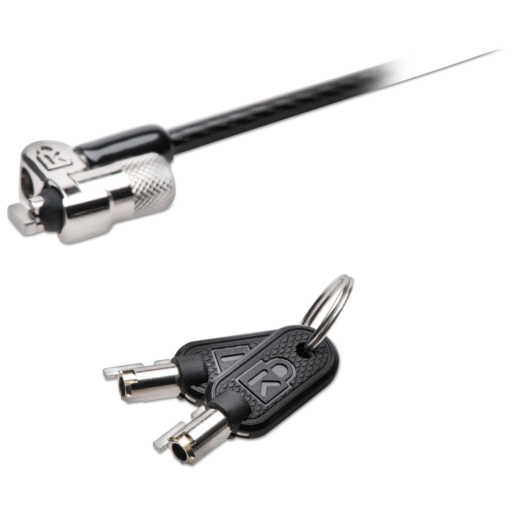 Kensington MicroSaver 2.0 Keyed Laptop Lock, 6 ft Steel Cable, Silver, 2 Keys