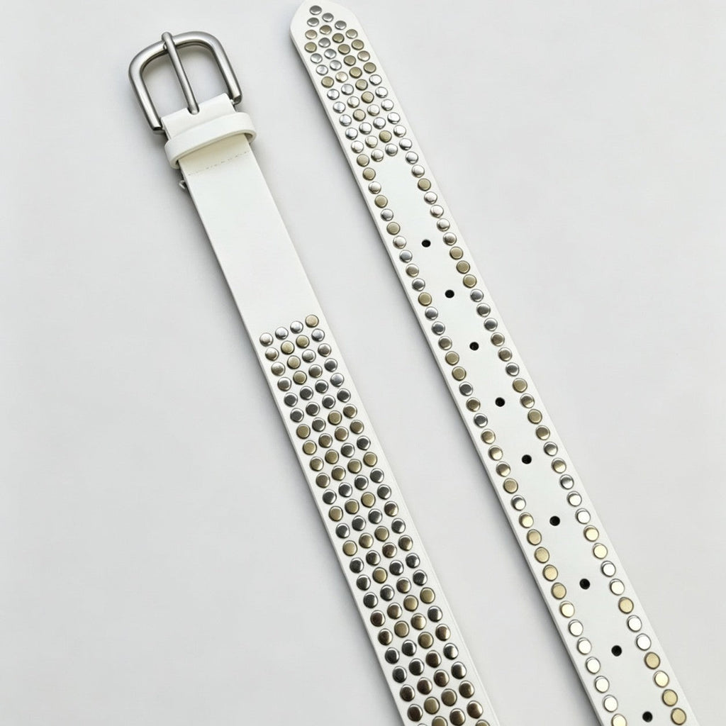 Black And White Minimalist Fashion Belt