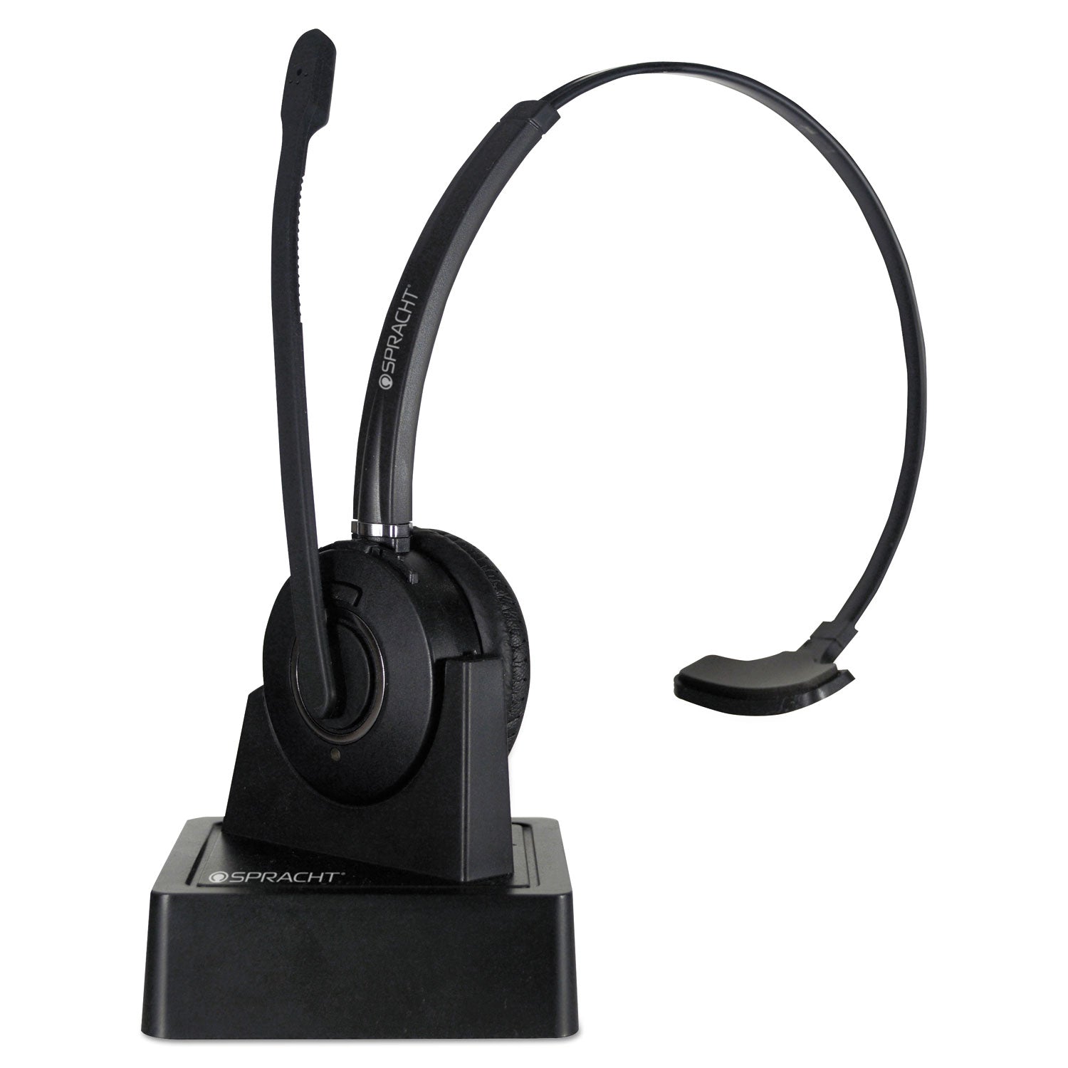Spracht ZuM Maestro Bluetooth Headset, Monaural, Over-the-Head, Black