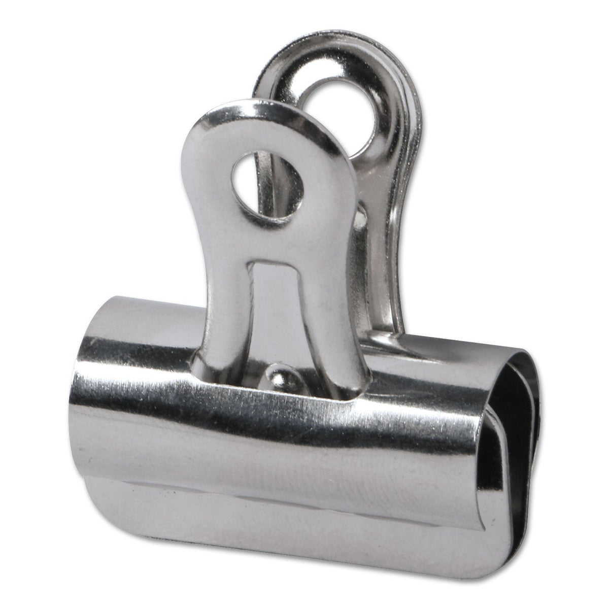 Universal Bulldog Clips, Small, Nickel, 36/Pack