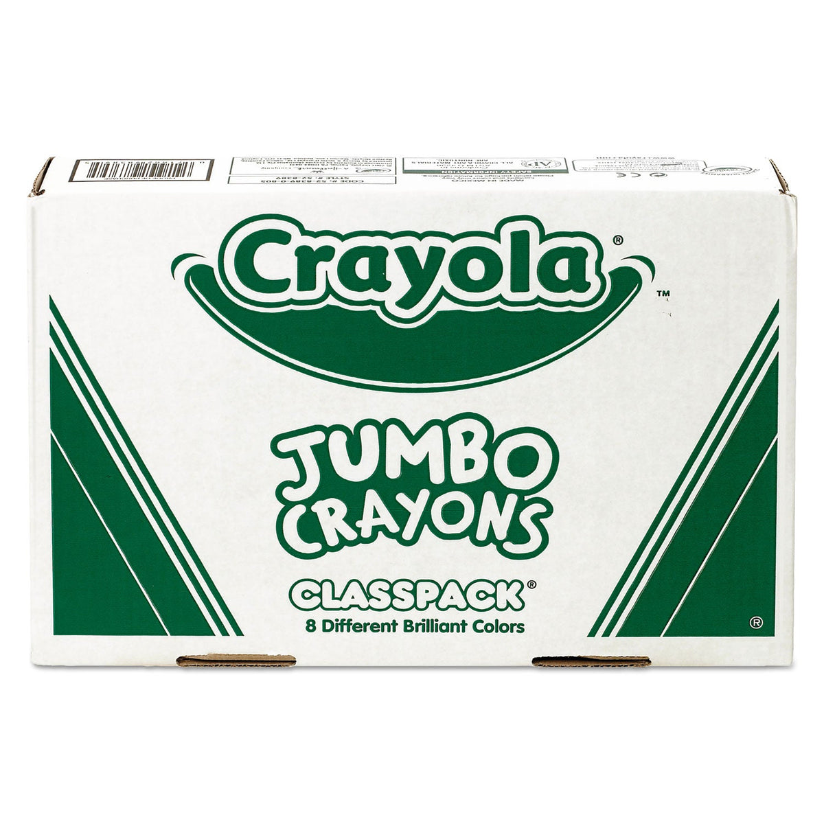 Crayola Jumbo Classpack Crayons, 25 Each of 8 Colors, 200/Set