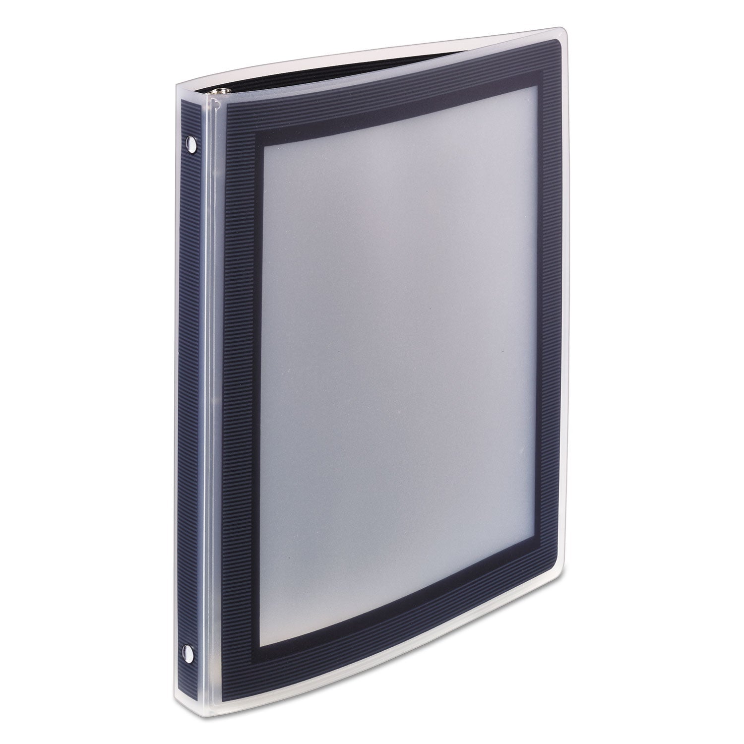 Avery Flexi-View Binder with Round Rings, 3 Rings, 0.5" Capacity, 11 x 8.5, Black