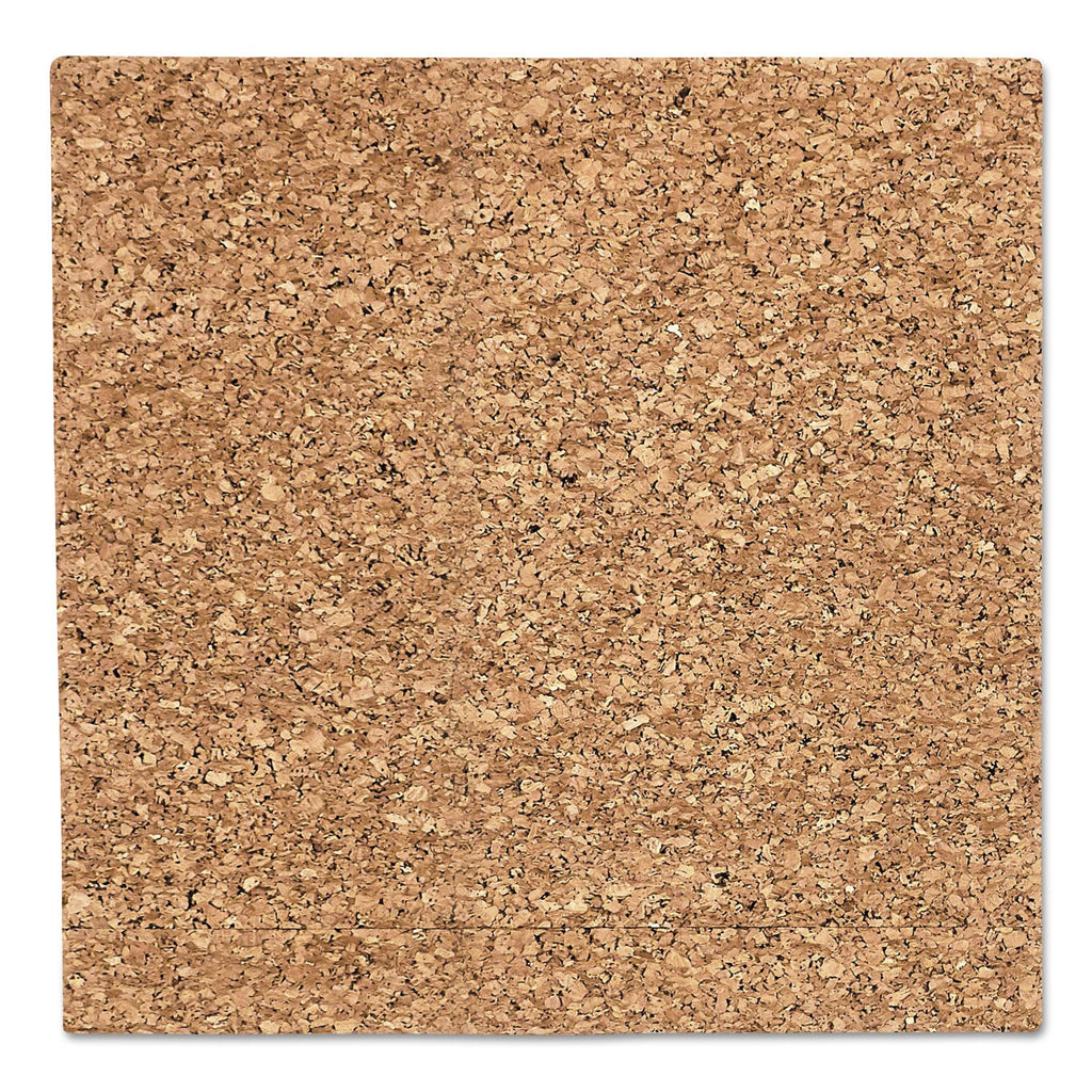 Iceberg iDesign Frameless Cork Bulletin Board, 18 x 18, Natural
