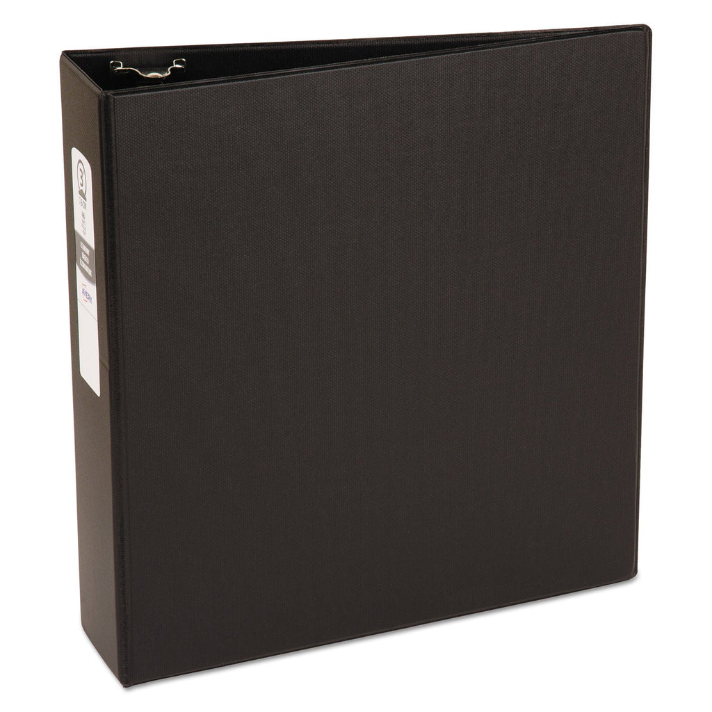 Avery Economy Non-View Binder with Round Rings, 3 Rings, 3" Capacity, 11 x 8.5, Black, (3602)
