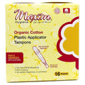 Maxim Hygiene Products Organic Cotton Plastic Applicator Tampons, Regular