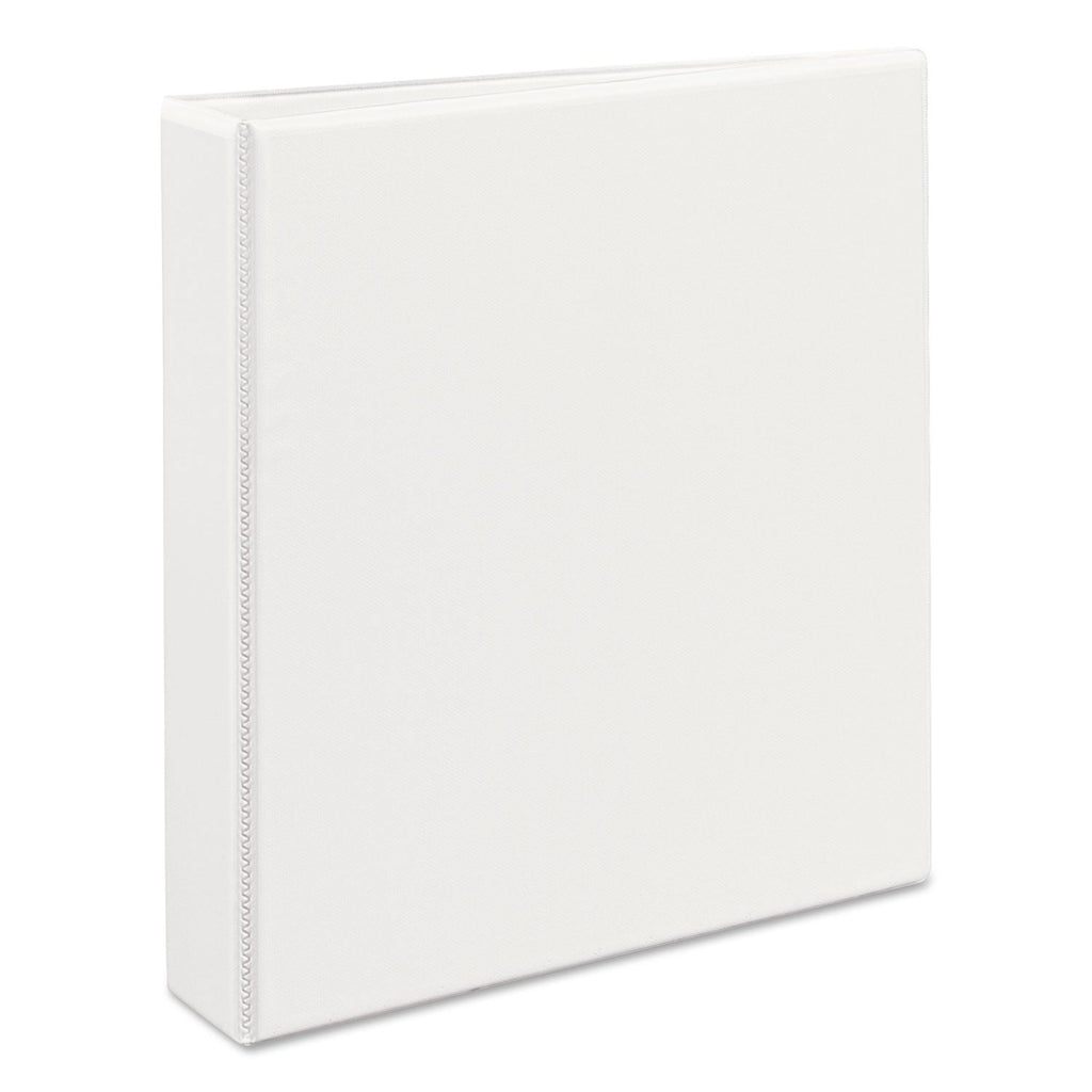 Avery Heavy-Duty View Binder with DuraHinge and One Touch EZD Rings, 3 Rings, 1.5" Capacity, 11 x 8.5, White