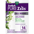 Vicks ZzzQuil PURE Zzzs All Night – Extended Release Melatonin