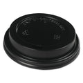 Boardwalk Hot Cup Lids, Fits 10 oz to 20 oz Hot Cups, Black, 1,000/Carton