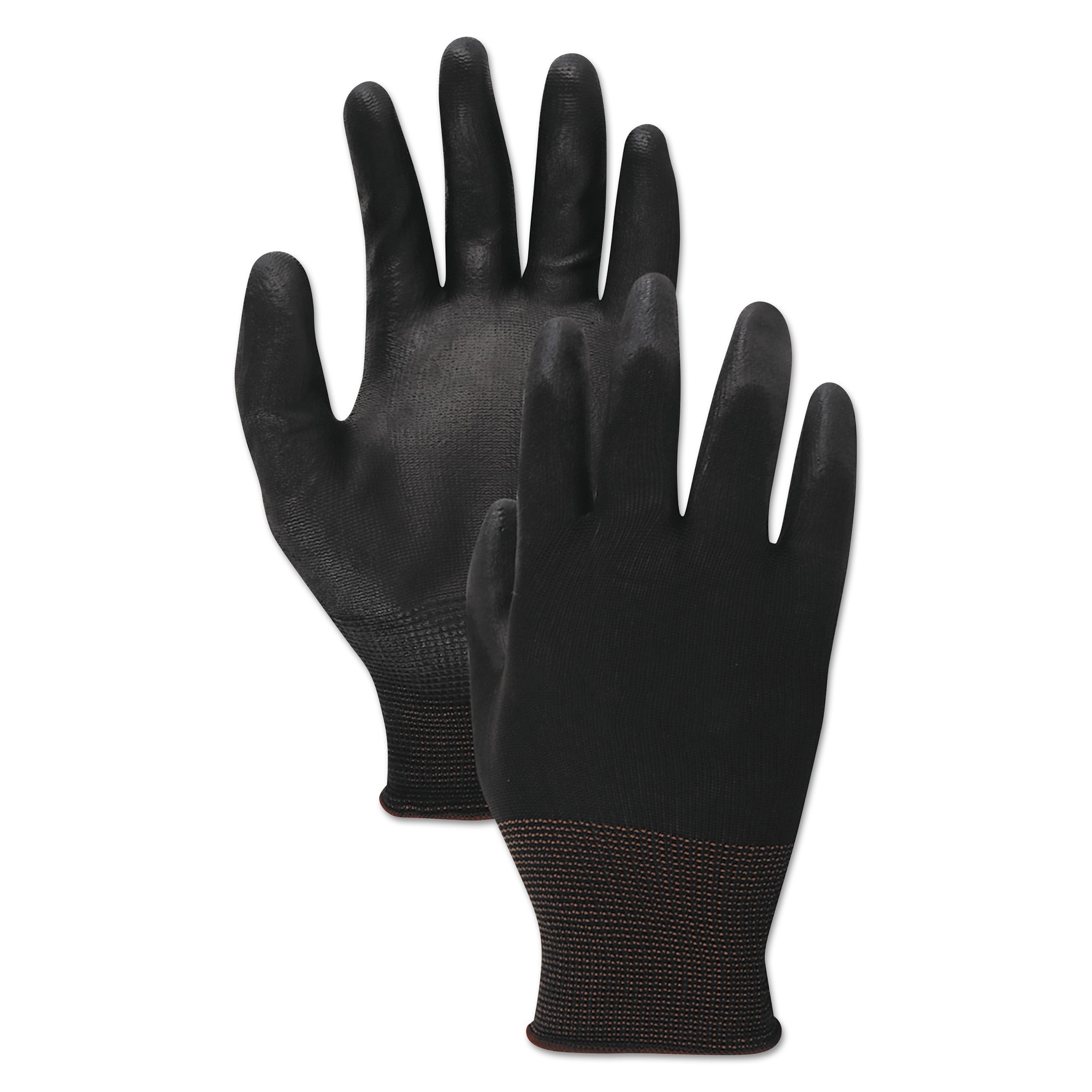 Boardwalk Palm Coated Cut-Resistant HPPE Glove, Salt and Pepper/Black, Size 8 (Medium), 1 Dozen