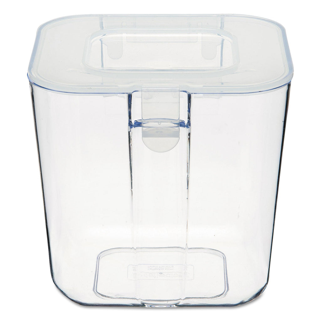deflecto Stackable Caddy Organizer, Small, Plastic, 4.33 x 4 x 4.38, White