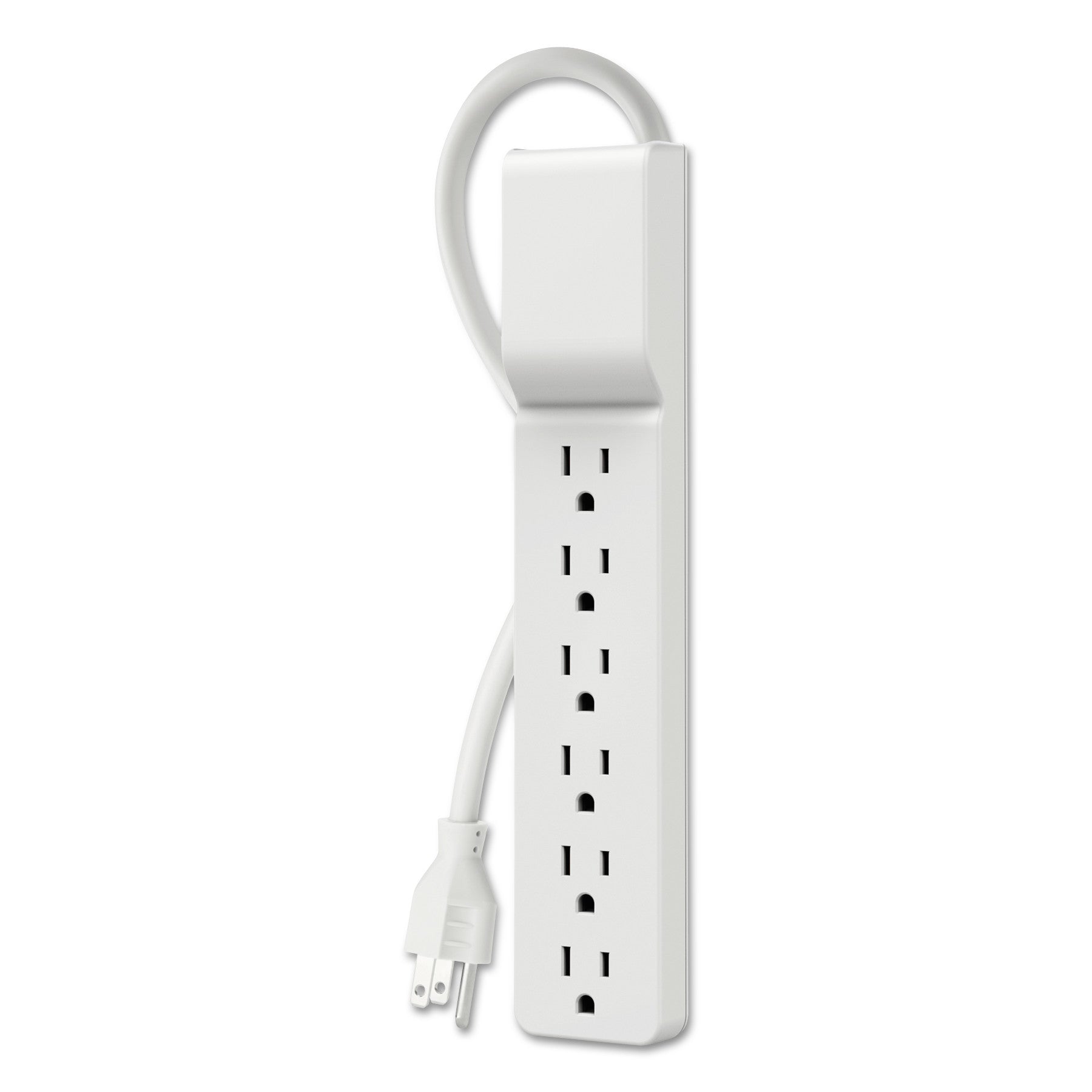 Belkin Home/Office Surge Protector, 6 AC Outlets, 10 ft Cord, 720 J, White
