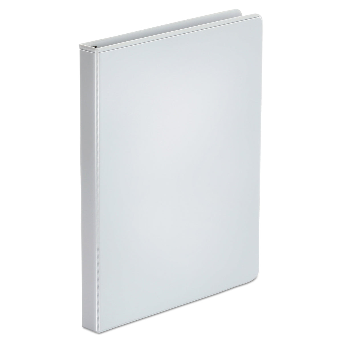 Universal Economy Round Ring View Binder, 3 Rings, 0.5" Capacity, 11 x 8.5, White, 6/Pack