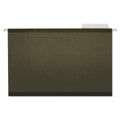 Universal Deluxe Reinforced Recycled Hanging File Folders, Legal Size, 1/3-Cut Tabs, Standard Green, 25/Box