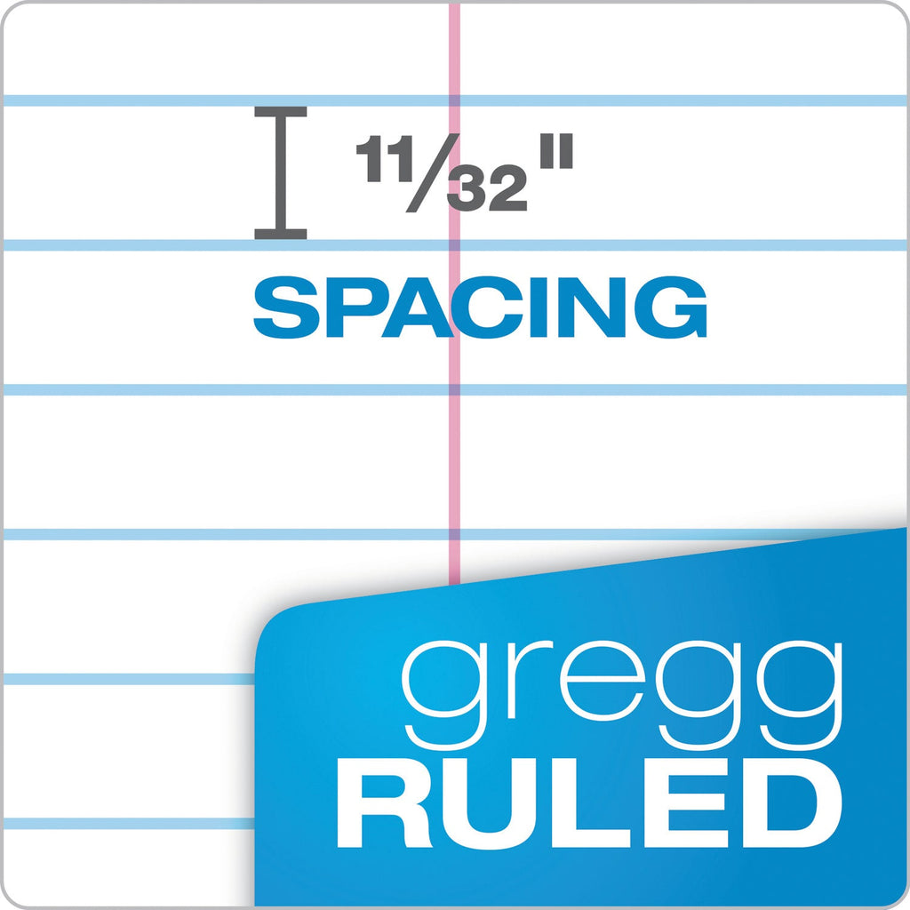 Ampad Steno Pads, Gregg Rule, Tan Cover, 80 White 6 x 9 Sheets
