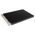 Wilson Jones Raven Vinyl-Guarded Post Binder, 2 Posts, 2" Capacity, 11 x 17, Black