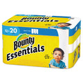Bounty Essentials Select-A-Size Kitchen Roll Paper Towels, 2-Ply, 104 Sheets/Roll, 12 Rolls/Carton