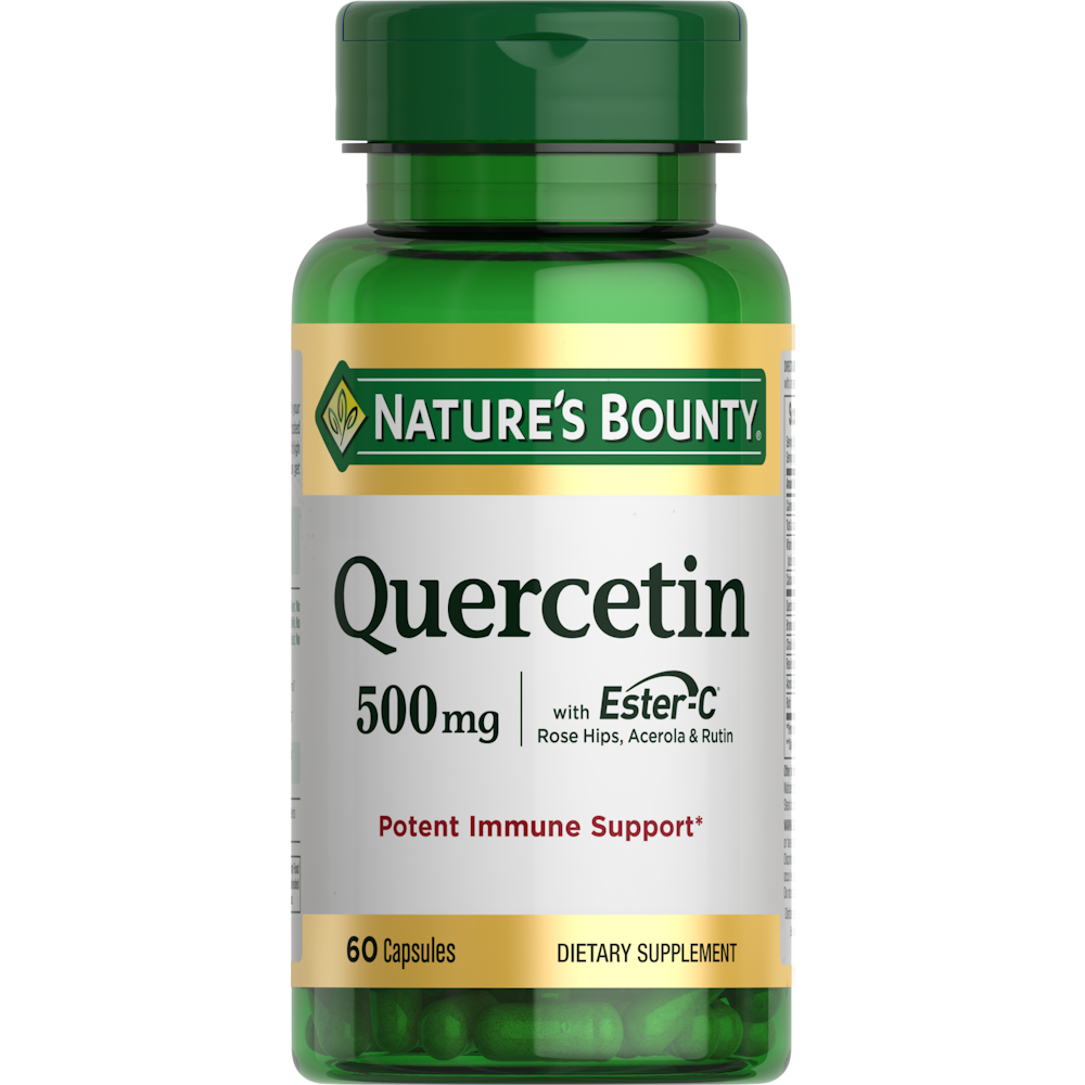 Nature's Bounty® Quercetin 500 mg Capsule, 60 EA