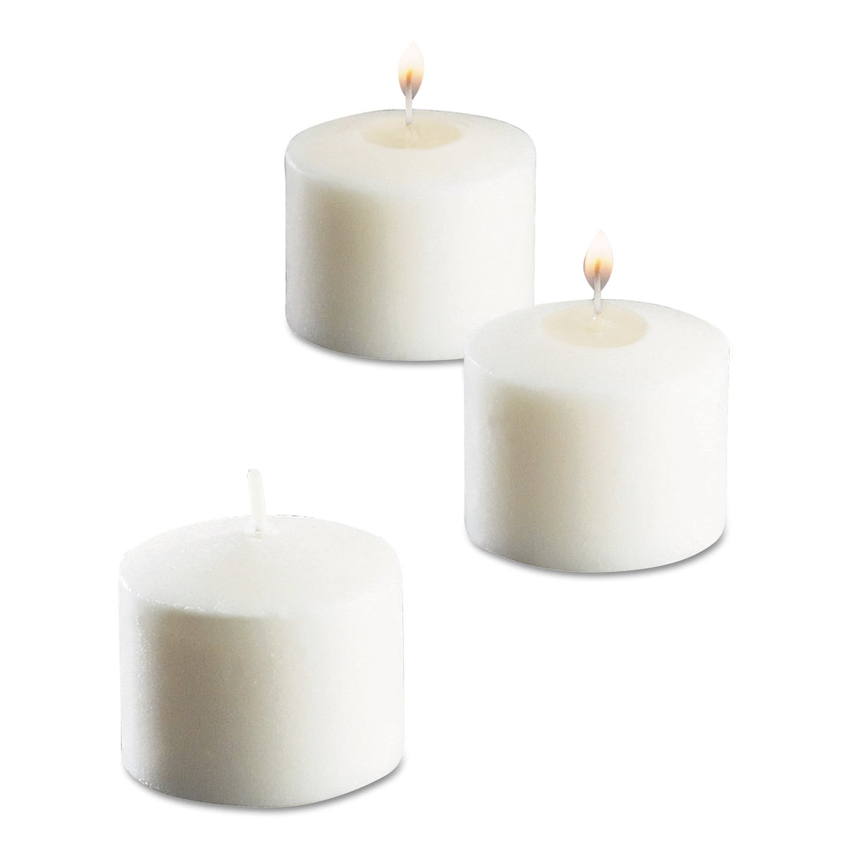 Sterno Food Warmer Votive Candles, 10 Hour Burn, 1.46"d x 1.33'h, White, 288/Carton