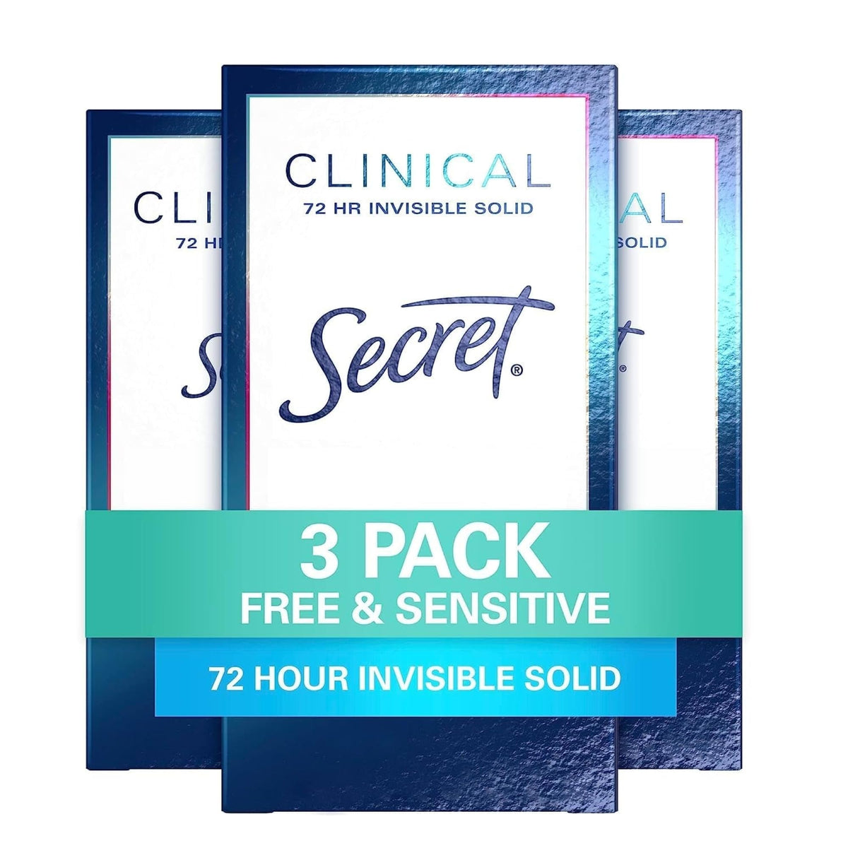Secret Clinical Strength Invisible Solid Antiperspirant And Deodorant For Women  1.6oz