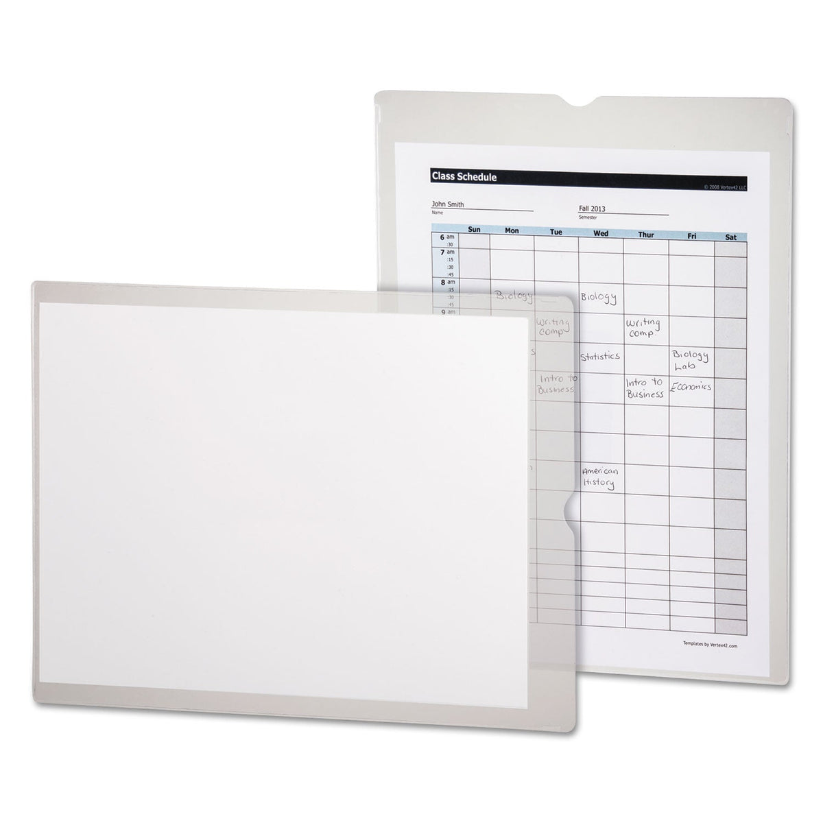 Oxford Utili-Jac Heavy-Duty Clear Plastic Envelopes, 9 x 12, 50/Box