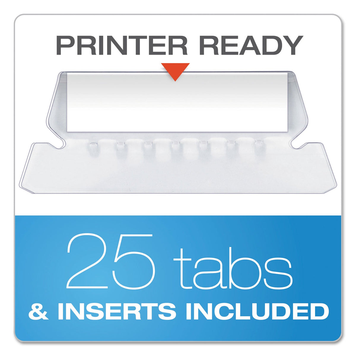 Pendaflex Reinforced Hanging File Folders with Printable Tab Inserts, Letter Size, 1/5-Cut Tabs, Standard Green, 25/Box