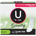 U by Kotex Clean & Secure Ultra Thin Pads, Heavy Absorbency, 40 Count