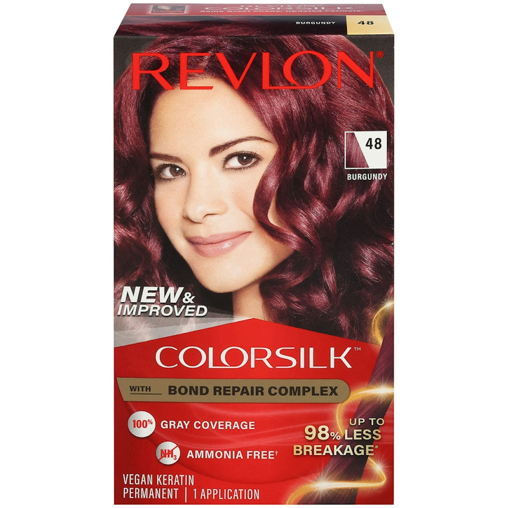Revlon 48 Burgundy Vegan Keratin Permanent Hair Color