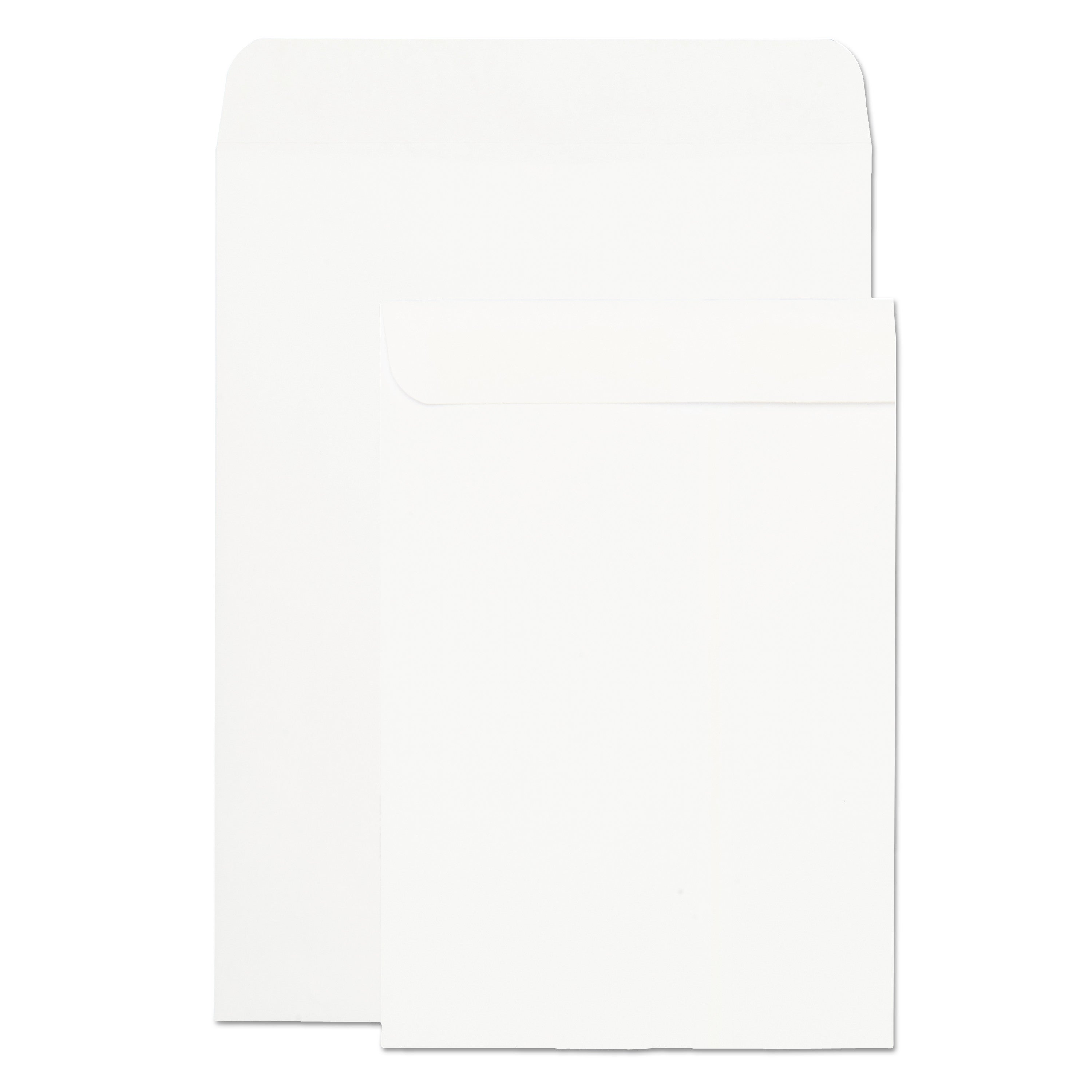 Quality Park Catalog Envelope, 24 lb Bond Weight Paper, #10 1/2, Square Flap, Gummed Closure, 9 x 12, White, 250/Box