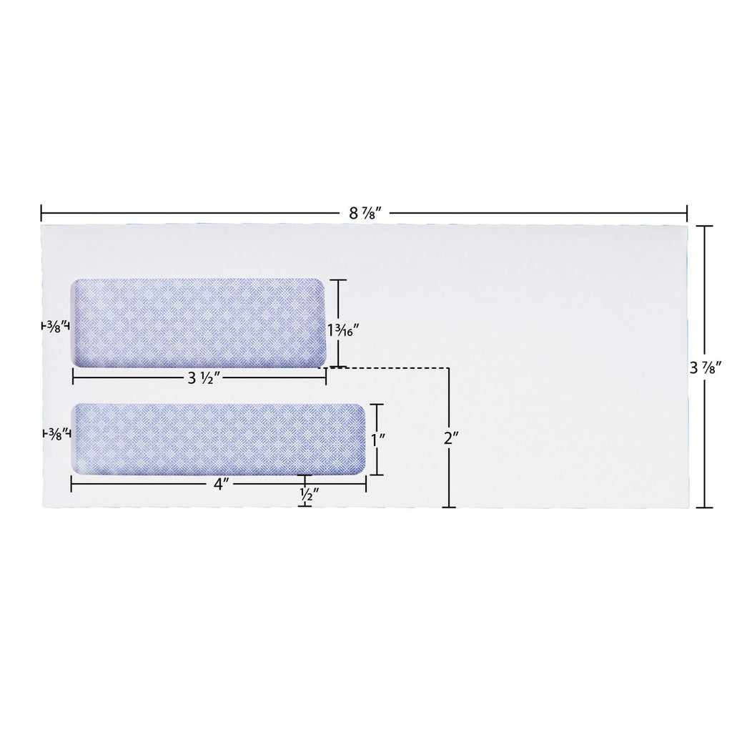 Quality Park Reveal-N-Seal Envelope, #9, Commercial Flap, Self-Adhesive Closure, 3.88 x 8.88, White, 500/Box