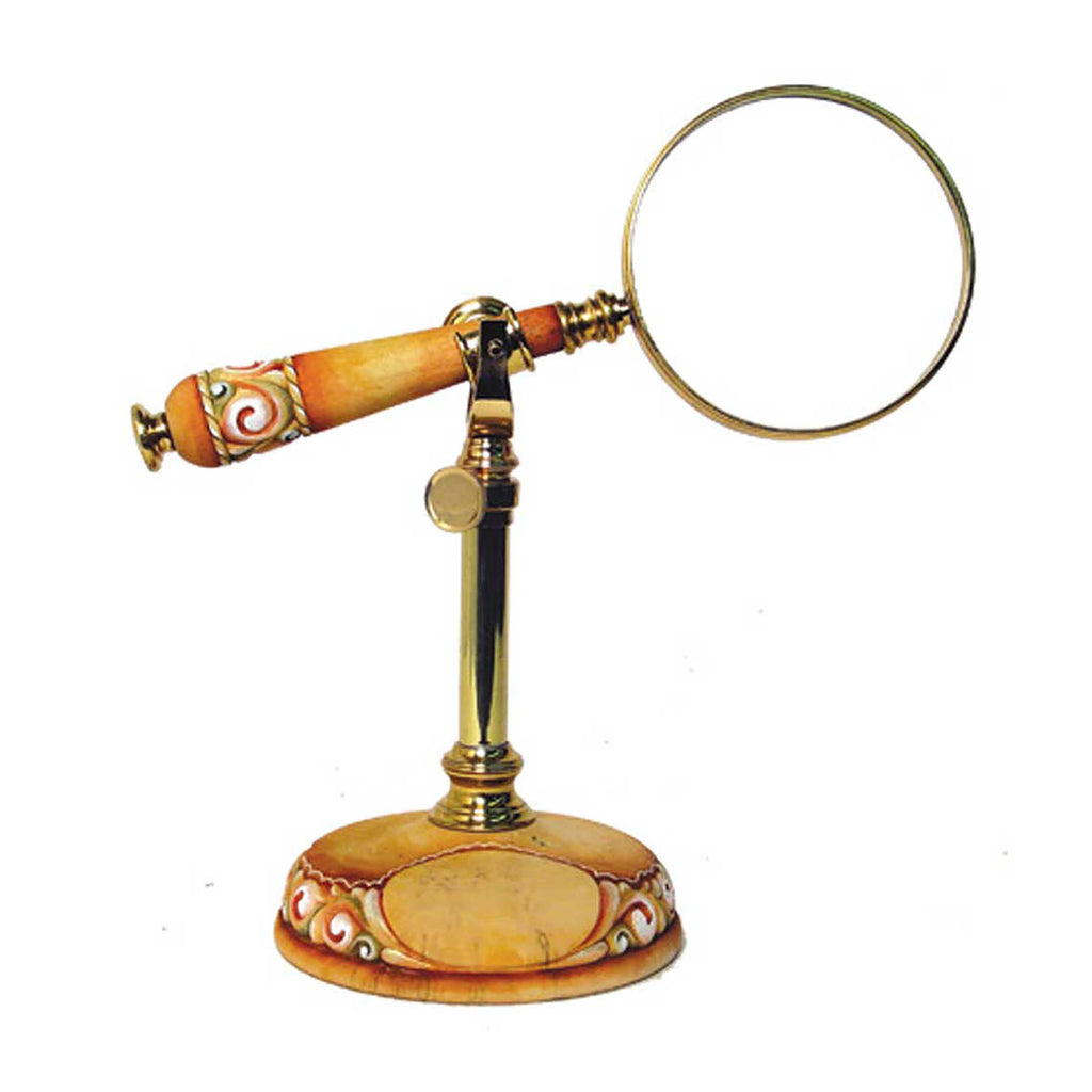 Magnifying Glass with Stand Handcrafted Christmas Figurine - G. DeBrekht - Christmas Decor - 59099-5G