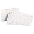 Oxford Heavyweight Ruled Index Cards, 3 x 5, White, 100/Pack