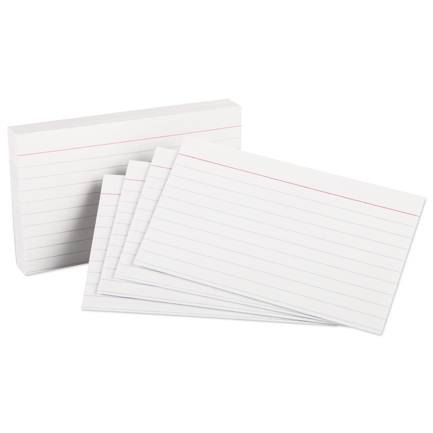 Oxford Heavyweight Ruled Index Cards, 3 x 5, White, 100/Pack