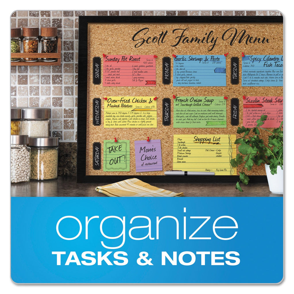 Oxford Ruled Index Cards, 4 x 6, Blue/Violet/Canary/Green/Cherry, 100/Pack