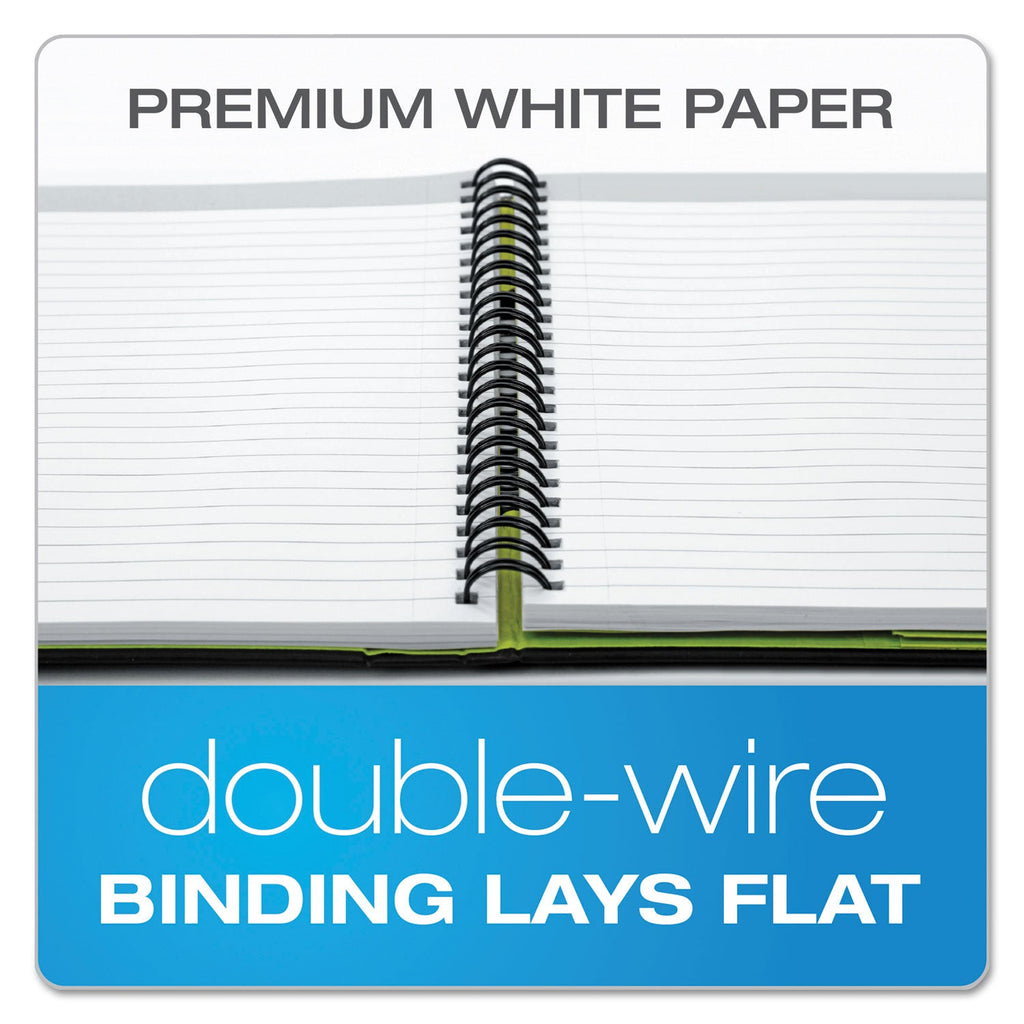 Oxford Idea Collective Professional Wirebound Hardcover Notebook, 1 Subject, Medium/College Rule, Black Cover, 11 x 8.5, 80 Sheets
