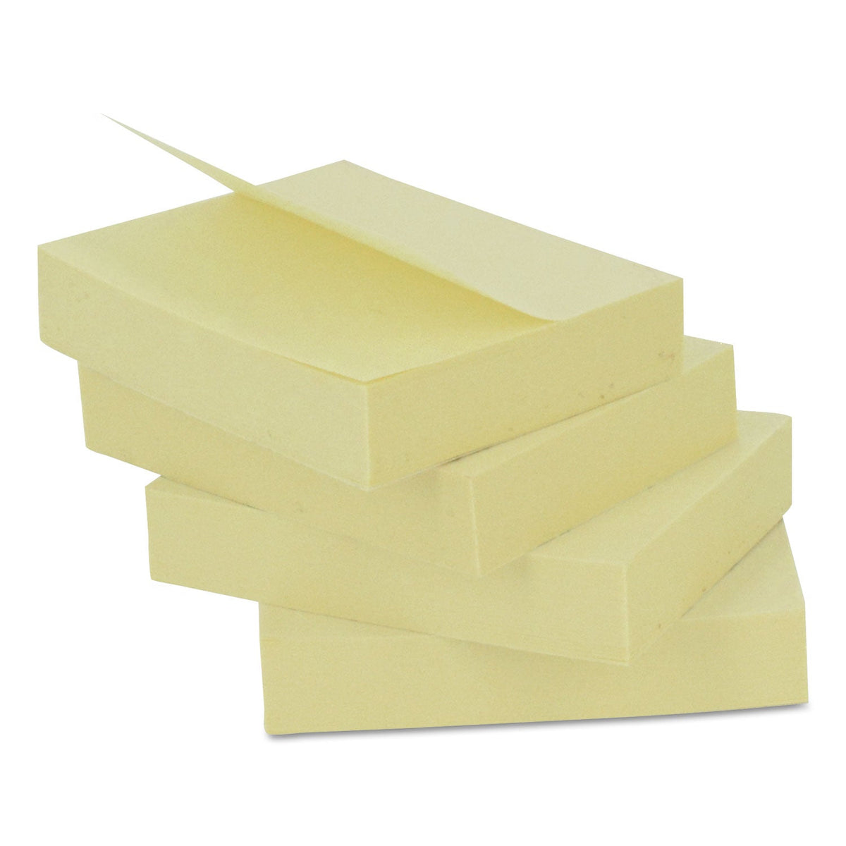 Universal Self-Stick Note Pads, 3" x 3", Yellow, 100 Sheets/Pad, 12 Pads/Pack