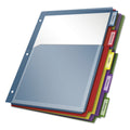 Cardinal Expanding Pocket Index Dividers, 5-Tab, 11 x 8.5, Assorted, 1 Set