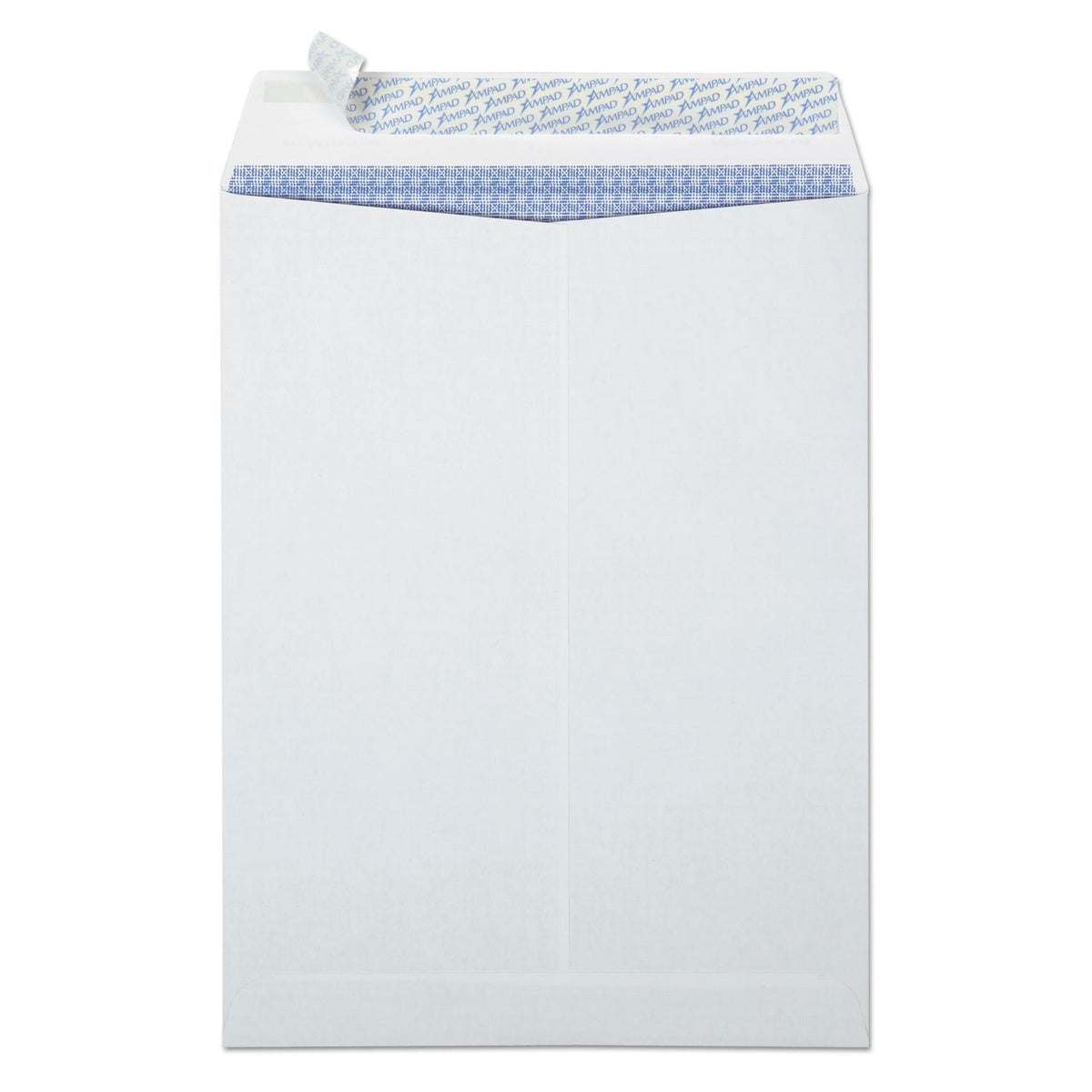 Ampad Gold Fibre Fastrip Release and Seal Catalog Envelope, #10 1/2, Cheese Blade Flap, Self-Adhesive Closure, 9 x 12, White,100/BX
