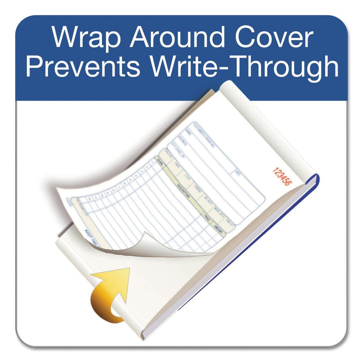 Adams TOPS Sales/Order Book, Three-Part Carbonless, 7.95 x 5.56, 1/Page, 50 Forms