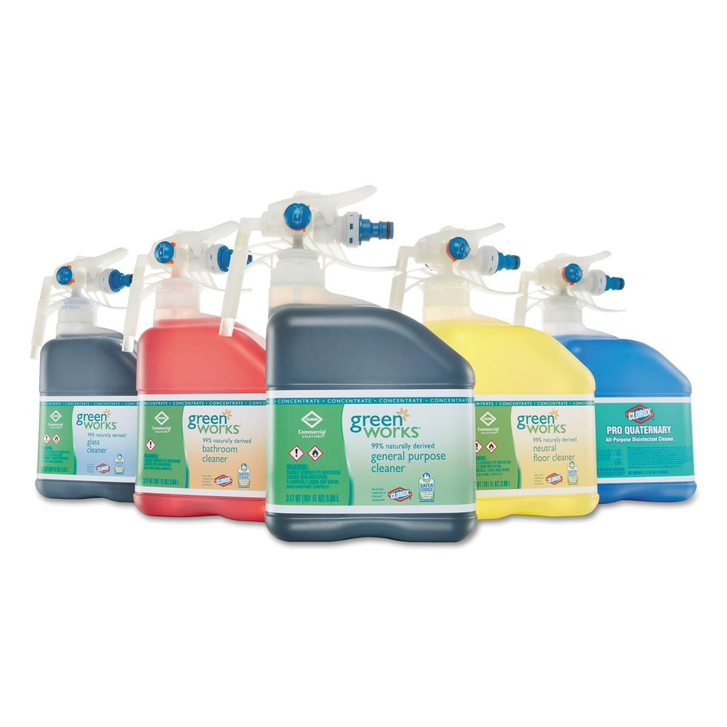 Green Works Bathroom Cleaner Concentrate, 101 oz Bottle, 2/Carton