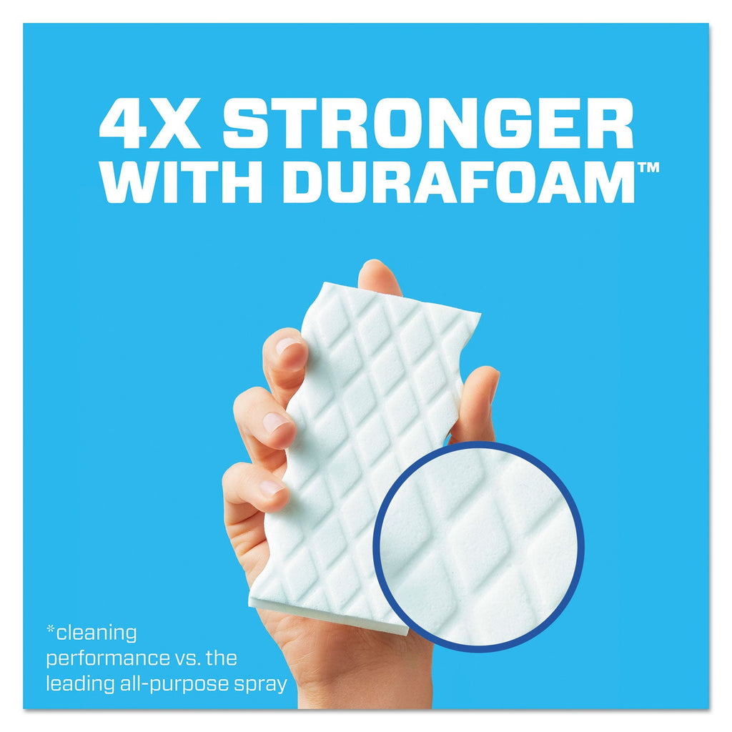Mr. Clean Magic Eraser Extra Durable, 4.6 x 2.4, 0.7" Thick, White, 4/Box, 8 Boxes/Carton