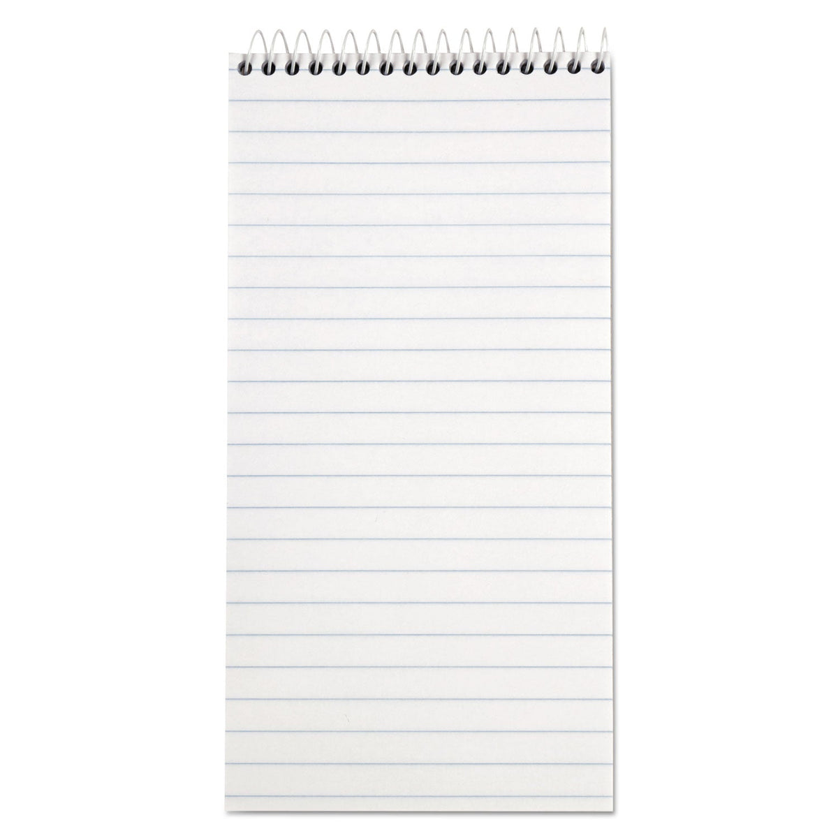 TOPS Reporter’s Notepad, Wide/Legal Rule, White Cover, 70 White 4 x 8 Sheets, 12/Pack