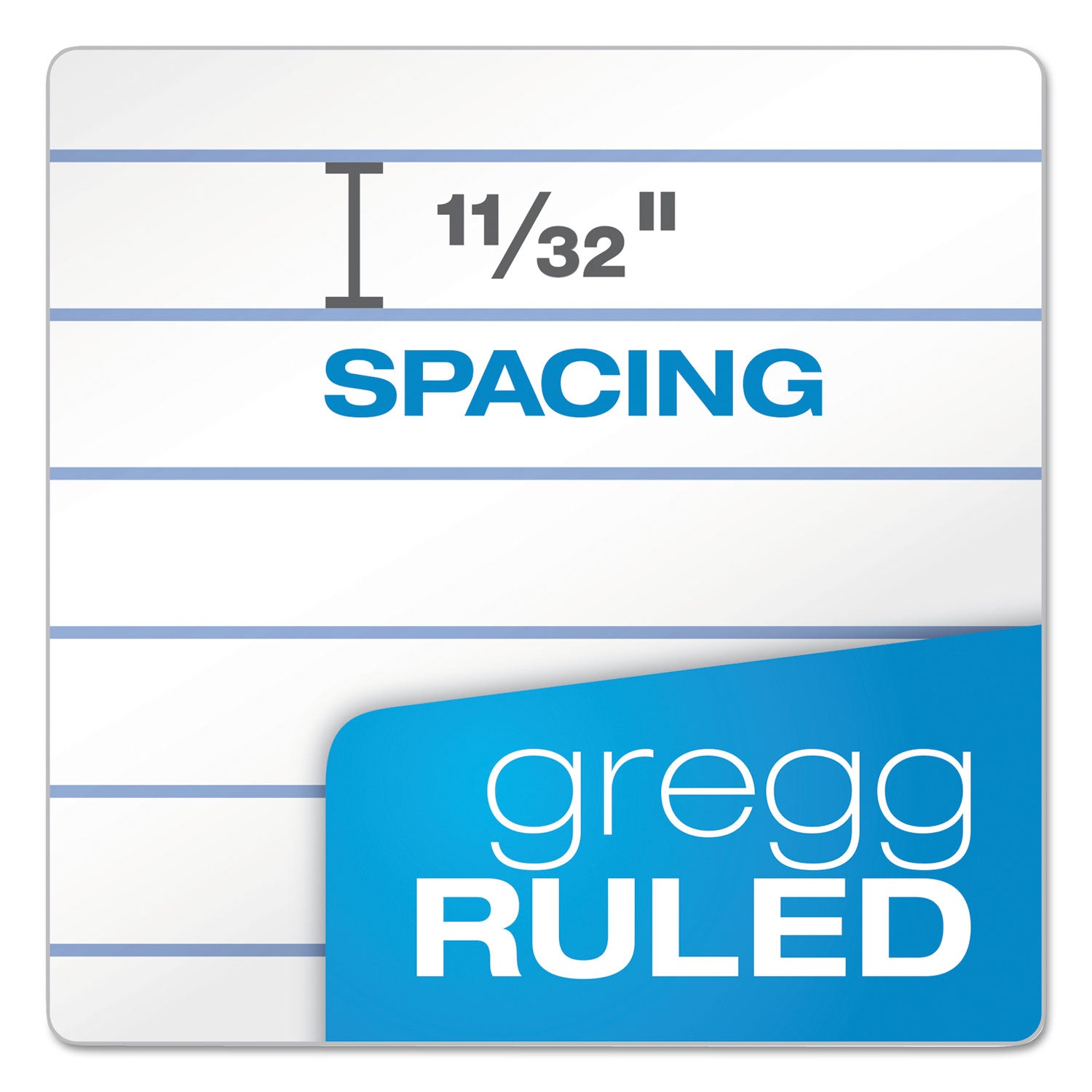 TOPS Second Nature Recycled Notepads, Gregg Rule, Brown Cover, 80 White 6 x 9 Sheets