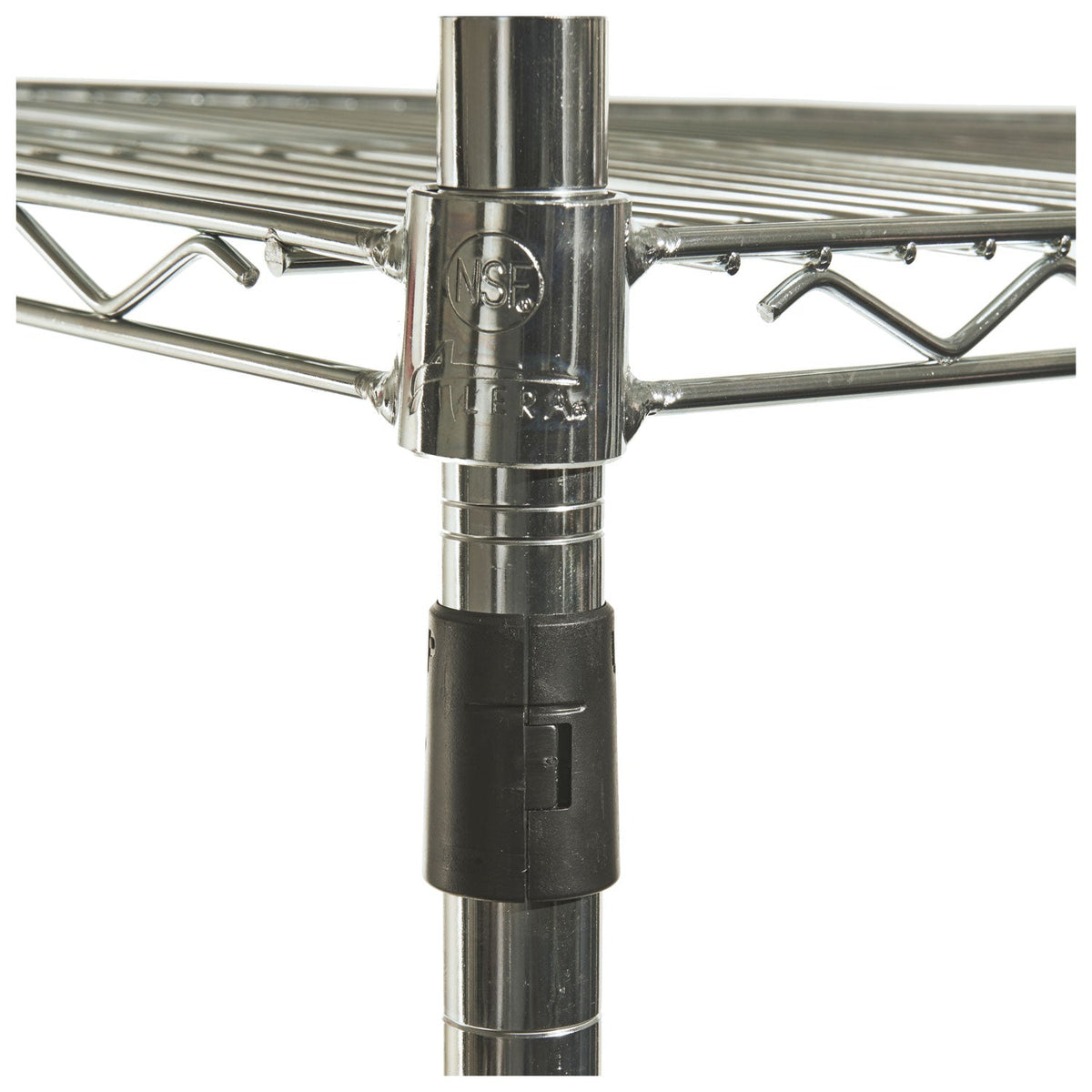 Alera NSF Certified Industrial Four-Shelf Wire Shelving Kit, 48w x 18d x 72h, Silver