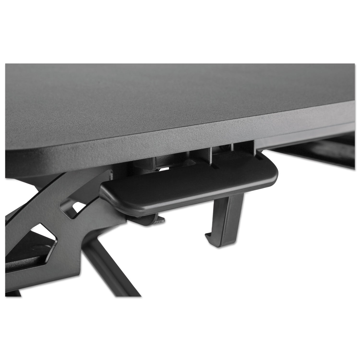 Alera AdaptivErgo Two-Tier Sit-Stand Lifting Workstation, 31.5" x 26.13" x 4.33" to 19.88", Black