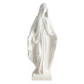 31.5 Inch Virgin Mary Statue with Aged Finish for Yard Patio